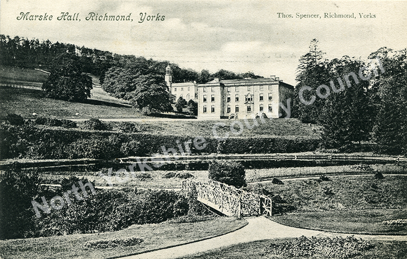 Historic Photograph Of Marske Hall Richmond